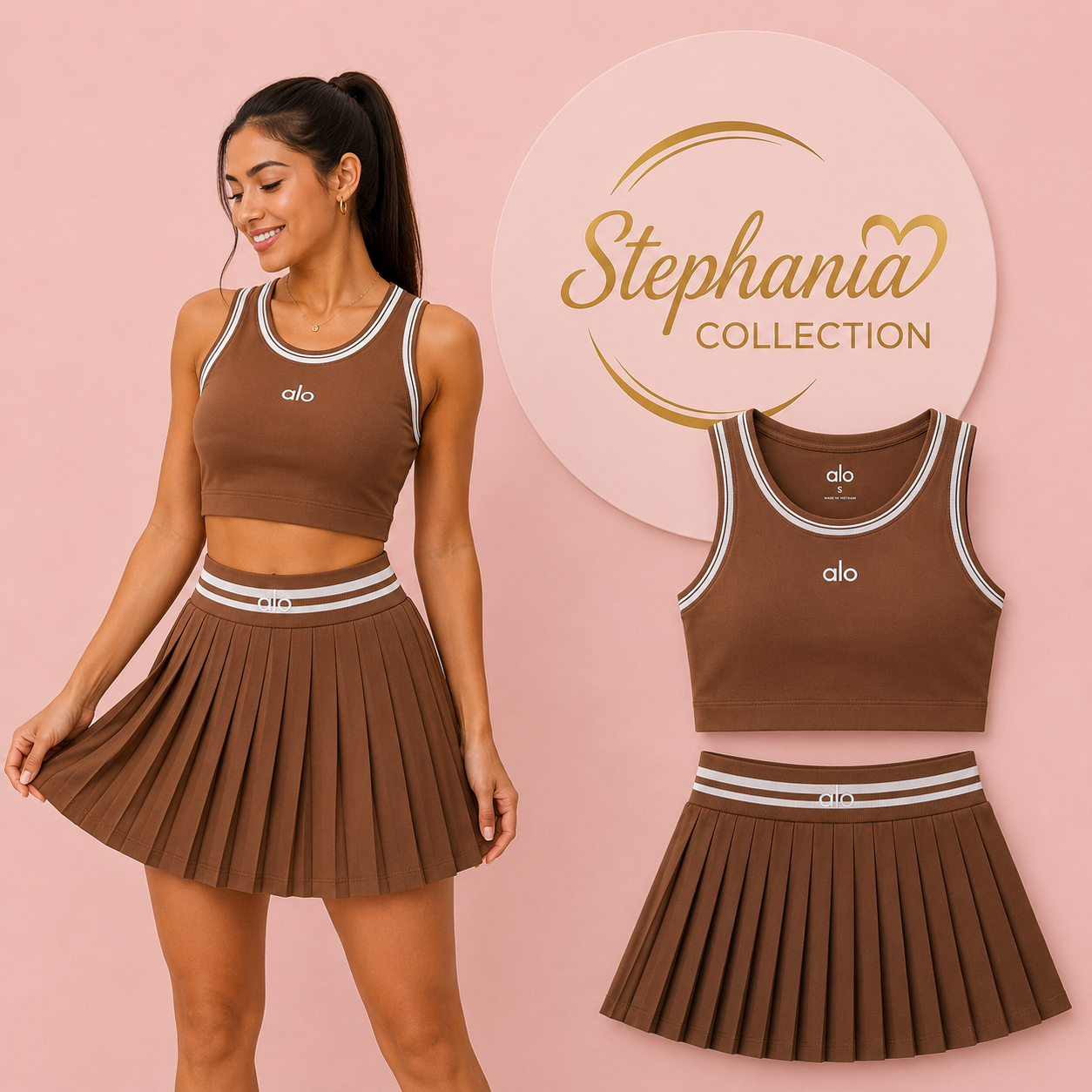 Set sport skirt